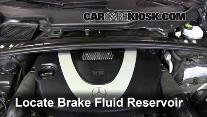 2010 Mercedes-Benz R350 4Matic 3.5L V6 Brake Fluid Check Fluid Level